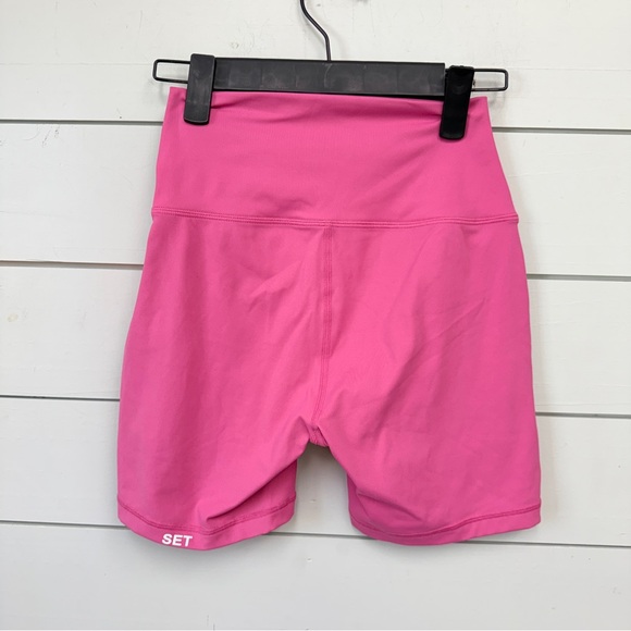 SET ACTIVE pink top and bottom set women’s size small / medium - Picture 6 of 7
